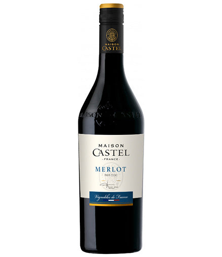 MAISON CASTEL - Merlot Rouge Pays d'Oc IGP 750ml red