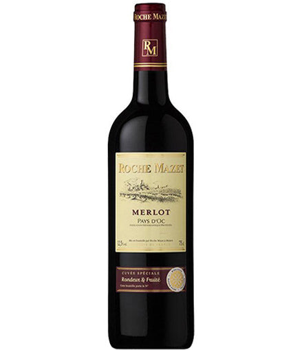 ROCHE MAZET - Merlot Rouge Pays d'Oc IGP 750ml red
