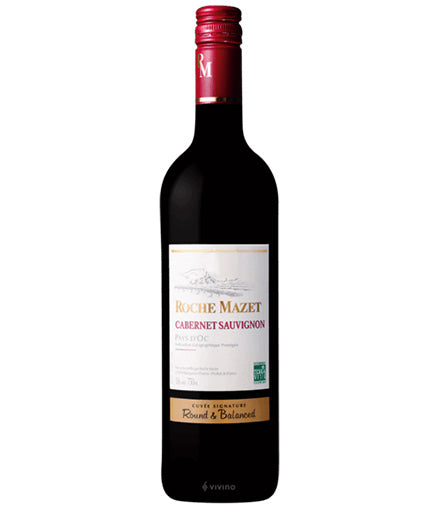 ROCHE MAZET-750ml Cabernet Sauvignon Rouge Pays d'Oc IGP