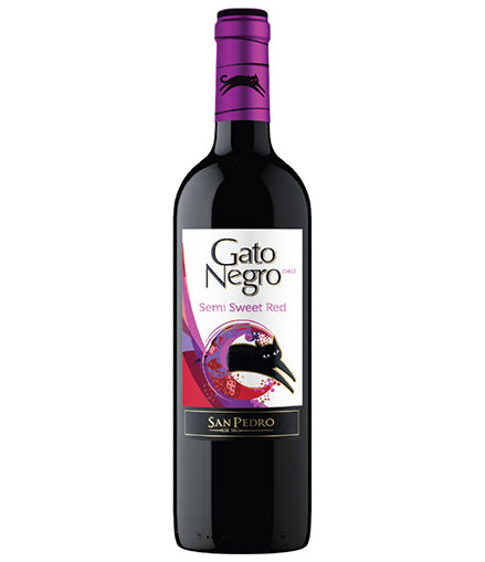 Gato Negro Semi Sweet Red 750ml